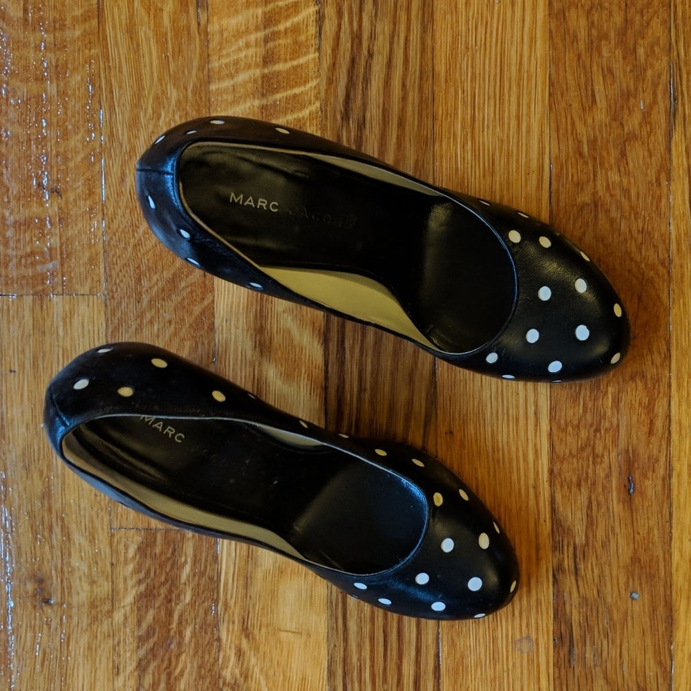 Marc Jacobs polka dot heels - Picture 2 of 5